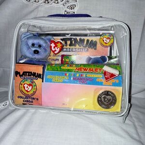 Ty Beanie Babies Official Club Platinum Membership Kit – 2000 Clubby II Bear – N